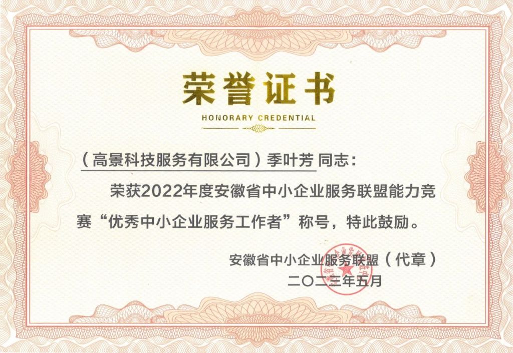 中瑞尊龙凯时“研发管理体系标准化咨询服务”荣获2022年度安徽省中小企业服务联盟能力竞赛“创新服务项目”(图2)